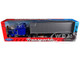 Peterbilt 379 Truck Blue Metallic with Silver Container Transporter Series 1/32 Diecast Model Welly 39941W-BL