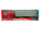 Peterbilt 379 Truck Red with Silver Container Transporter Series 1/32 Diecast Model Welly 39941W-RD