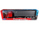 Peterbilt 379 Truck Red with Silver Container Transporter Series 1/32 Diecast Model Welly 39941W-RD