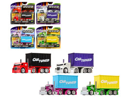 Rigs Container Case Series 2 Set of 4 Pieces Diecast Model Cars CarTuned 559313-XX1