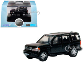 Land Rover Discovery 4 RHD Right Hand Drive Santorini Black 1/148 (N) Scale Diecast Model Car Oxford Diecast NDIS002