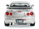 1999 Nissan Skyline GR R34 Z Tune RHD Right Hand Drive Silver Metallic 1/18 Diecast Model Car Solido S1804312