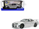 1999 Nissan Skyline GR R34 Z Tune RHD Right Hand Drive Silver Metallic 1/18 Diecast Model Car Solido S1804312