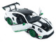 2024 Porsche 911 GT3 RS Tribute to Carrera RS Package White with Carbon Hood Stripes and Top and Green Side Stripes and Wheels 1/18 Diecast Model Car Solido S1812107 2024 Porsche 911 GT3 RS Tribute to Carrera RS Package White with Carbon Hood Stripes and Top and Green Side Stripes and Wheels 1/18 Diecast Model Car Solido S1812107