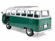 1962 Volkswagen T1 Samba Bus Green and White 1/18 Diecast Model Car Solido S1813403