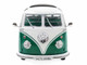 1962 Volkswagen T1 Samba Bus Green and White 1/18 Diecast Model Car Solido S1813403