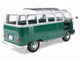 1962 Volkswagen T1 Samba Bus Green and White 1/18 Diecast Model Car Solido S1813403