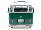 1962 Volkswagen T1 Samba Bus Green and White 1/18 Diecast Model Car Solido S1813403