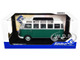 1962 Volkswagen T1 Samba Bus Green and White 1/18 Diecast Model Car Solido S1813403