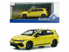 2023 Volkswagen Golf R 333 Limited Edition Lime Yellow Metallic with Black Top 1/43 Diecast Model Car Solido S4311804
