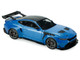 2025 Ford Mustang GTD Indulgent Blue Metallic with Black Top 1/43 Diecast Model Car Solido S4318301 2025 Ford Mustang GTD Indulgent Blue Metallic with Black Top 1/43 Diecast Model Car Solido S4318301