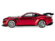 2025 Ford Mustang GTD Chroma Flame Red Metallic with Black Stripes 1/43 Diecast Model Car Solido S4318302