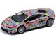 Lamborghini Temerario Keith Haring Livery White with Graphics 1/64 Diecast Model Car Trends Hobby 241082G Lamborghini Temerario Keith Haring Livery White with Graphics 1/64 Diecast Model Car Trends Hobby 241082G