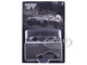 Nissan Skyline GT R NISMO BCNR33 CRS Version RHD Right Hand Drive Dark Metal Gray Metallic Limited Edition 1/64 Diecast Model Car Mini GT MGT01128