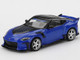 Nissan Z VeilSide FFZ400 Seiran Blue Metallic with Black Top Limited Edition 1/64 Diecast Model Car Mini GT MGT01167 Nissan Z VeilSide FFZ400 Seiran Blue Metallic with Black Top Limited Edition 1/64 Diecast Model Car Mini GT MGT01167
