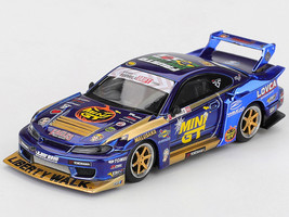 Nissan Silvia S15 LB Super Silhouette RHD Right Hand Drive #555 Yukio Fausto Team MINI GT Liberty Walk Halloween Special Formula Drift Japan 2025 Limited Edition 1/64 Diecast Model Car Mini GT MGT01185