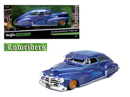 1948 Chevrolet Fleetline Lowrider Blue Metallic with Graphics Maisto Design Series 1/25 Diecast Model Car Maisto 32553BL