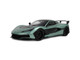 2024 Rimac Nevera R Green Metallic with Black Top 1/18 Model Car GT Spirit GT547