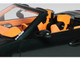 2024 Porsche 911 997 Old & New Tokyo Auto Salon Cabriolet Dark Green Metallic with Orange Interior 1/18 Model Car GT Spirit GT548