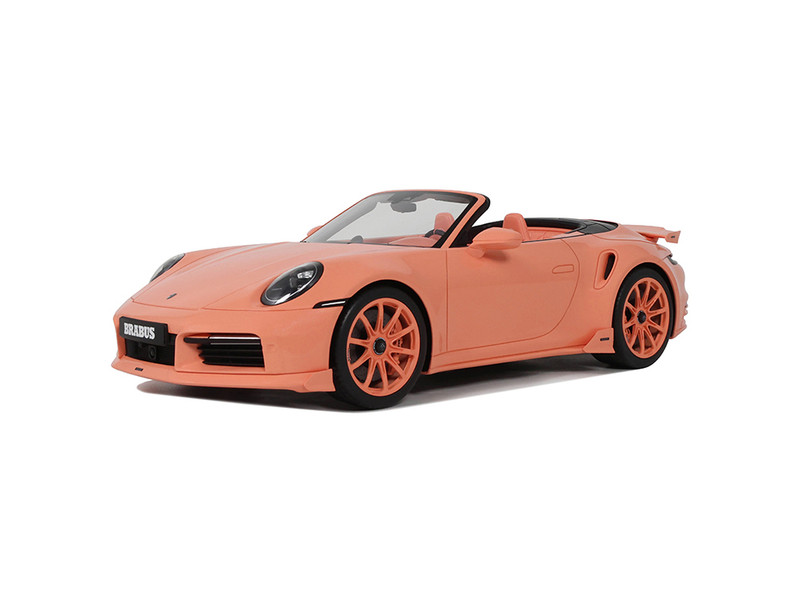 2024 Brabus 900 Peetch Pink with Pink Interior 1/18 Model Car GT Spirit GT564