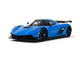 2025 Koenigsegg Jesko Blue Metallic with Black Stripes 1/18 Model Car GT Spirit GT1002 2025 Koenigsegg Jesko Blue Metallic with Black Stripes 1/18 Model Car GT Spirit GT1002