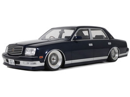 2008 Toyota Century V12 Stance RHD Right Hand Drive Blue Mica Limited Edition to 999 pieces Worldwide 1/18 Model Car Otto Mobile OT1218