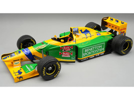 Benetton B193B #6 Riccardo Patrese 3rd Place Formula One F1 British GP 1993 Mythos Series with Display Case Limited Edition to 25 pieces Worldwide 1/18 Model Car Tecnomodel TM18-377C