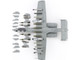 Fairchild Republic A 10C Thunderbolt II Attack Aircraft 80 0283 Maryland Farewell 104 FS Maryland ANG 2025 United States Air Force Air Power Series 1/72 Diecast Model Hobby Master HA1343
