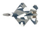 Northrop F 23 Black Widow II Stealth Fighter Aircraft Blue 054 Su 57 Aggressor What If Scheme 65th AGRS Nellis AFB United States Air Force Air Power Series 1/72 Diecast Model Hobby Master HA2852