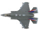 Lockheed Martin F 35A Lightning II Aircraft 22 5696 1000th Lightning II 176th FS Wisconsin ANG 2004 United States Air Force Air Power Series 1/72 Diecast Model Hobby Master HA4448
