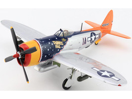 Republic P 47D Thunderbolt Aircraft Tarheel Hal Lt Ike David 66 FS 358 FG 1945 United States Army Air Forces Air Power Series 1/48 Diecast Model Hobby Master HA8414