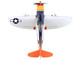 Republic P 47D Thunderbolt Aircraft Tarheel Hal Lt Ike David 66 FS 358 FG 1945 United States Army Air Forces Air Power Series 1/48 Diecast Model Hobby Master HA8414