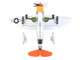 Republic P 47D Thunderbolt Aircraft Tarheel Hal Lt Ike David 66 FS 358 FG 1945 United States Army Air Forces Air Power Series 1/48 Diecast Model Hobby Master HA8414