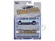 1978 Chevrolet Silverado K30 Crew Cab Pickup Truck Light Blue and White with Blue Interior 1/64 Diecast Model Car IXO Models IA64007
