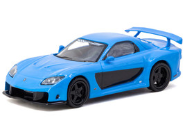 Mazda RX 7 VeilSide Fortune7 RHD Right Hand Drive Blue Global64 Series 1/64 Diecast Model Car Tarmac Works T64G-075-BL