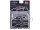 Koenigsegg One 1 Silver Metallic with Black Stripes Global64 Series 1/64 Diecast Model Tarmac Works T64G-TL054-SL