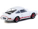Porsche 911 Carrera RS 2 7 Lightweight White with Red Stripes Collab64 Series 1/64 Diecast Model Car Schuco & Tarmac Works T64S-023-WR Porsche 911 Carrera RS 2 7 Lightweight White with Red Stripes Collab64 Series 1/64 Diecast Model Car Schuco & Tarmac Works T64S-023-WR