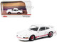 Porsche 911 Carrera RS 2 7 Lightweight White with Red Stripes Collab64 Series 1/64 Diecast Model Car Schuco & Tarmac Works T64S-023-WR Porsche 911 Carrera RS 2 7 Lightweight White with Red Stripes Collab64 Series 1/64 Diecast Model Car Schuco & Tarmac Works T64S-023-WR