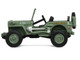 1942 Willy s MB Jeep Olive Green America 250 Edition Anniversary Collection Series 18 1/64 Diecast Model Car Greenlight 28180C