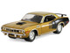 1971 Plymouth Hemi Cuda Gold Metallic with Black Accents America 250 Edition Anniversary Collection Series 18 1/64 Diecast Model Car Greenlight 28180D 1971 Plymouth Hemi Cuda Gold Metallic with Black Accents America 250 Edition Anniversary Collection Series 18 1/64 Diecast Model Car Greenlight 28180D
