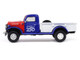 1946 Dodge Power Wagon Pickup Truck Red White and Blue America 250 Edition Anniversary Collection Series 18 1/64 Diecast Model Car Greenlight 28180E