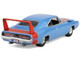 1969 Dodge Charger Daytona Blue with Red Stripes America 250 Edition Anniversary Collection Series 18 1/64 Diecast Model Car Greenlight 28180F 1969 Dodge Charger Daytona Blue with Red Stripes America 250 Edition Anniversary Collection Series 18 1/64 Diecast Model Car Greenlight 28180F