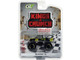 1986 Chevrolet S10 Monster Truck #24 Raptor Black and Green with Graphics Kings of Crunch Hendrick Motorsports Tribute Special Edition 1/64 Diecast Model Car Greenlight 49180C
