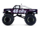 1984 Chevrolet Silverado Monster Truck #48 Ally Black and Purple with Graphics Kings of Crunch Hendrick Motorsports Tribute Special Edition 1/64 Diecast Model Car Greenlight 49180D 1984 Chevrolet Silverado Monster Truck #48 Ally Black and Purple with Graphics Kings of Crunch Hendrick Motorsports Tribute Special Edition 1/64 Diecast Model Car Greenlight 49180D