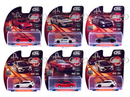 Tokyo Torque Series 10 Set of 6 pieces 1/64 Diecast Model Cars Greenlight 235110SET