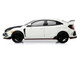 2018 Honda Civic Type R FK8 RHD Right Hand Drive Championship White with Carbon Hood Tokyo Torque Series 10 1/64 Diecast Model Car Greenlight 235110F