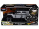 Tej s Jeep Wrangler Custom Silver Metallic with Black Top and Roof Rack Furious 7 2015 Movie 25 Years of Fast & Furious Series 1/32 Diecast Model Car Jada 34444-25TH Tej s Jeep Wrangler Custom Silver Metallic with Black Top and Roof Rack Furious 7 2015 Movie 25 Years of Fast & Furious Series 1/32 Diecast Model Car Jada 34444-25TH