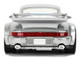 Porsche 911 Carrera RS 3 8 Mirage Silver Metallic with Blue Stripes Transformers Rise of the Beasts 2023 Movie Hollywood Rides Series 1/32 Diecast Model Car Jada 36210 Porsche 911 Carrera RS 3 8 Mirage Silver Metallic with Blue Stripes Transformers Rise of the Beasts 2023 Movie Hollywood Rides Series 1/32 Diecast Model Car Jada 36210