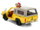 Pizza Planet Truck Yellow Weathered with Beige Camper Toy Story 1995 Movie Hollywood Rides Series 1/32 Diecast Model Car Jada JA36301