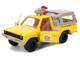 Pizza Planet Truck Yellow Weathered with Beige Camper Toy Story 1995 Movie Hollywood Rides Series 1/32 Diecast Model Car Jada JA36301